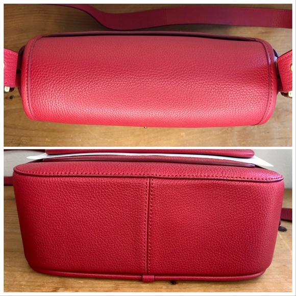 S⭕️LD‼️New Coach Pebbled Leather Rambler Red Apple - Picture 4 of 8